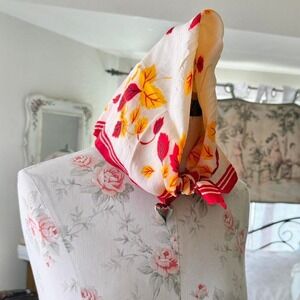vintage boho leaf‎ scarf
